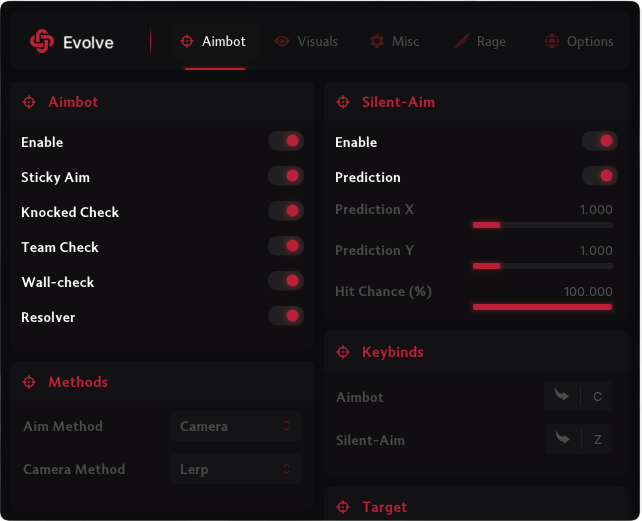 evolve ui preview